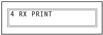 KONICA MINOLTA FK-118 - Specifying the Setting for "RX PRINT" - 1