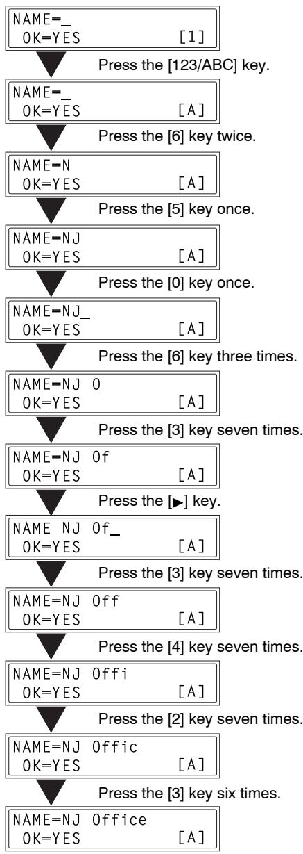 KONICA MINOLTA FK-118 - Inputting Example - 1