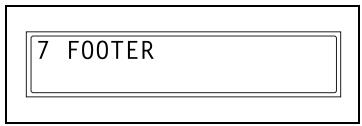 KONICA MINOLTA FK-118 - Specifying the Setting for "FOOTER" - 1