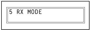 KONICA MINOLTA FK-118 - Specifying the Setting for "RX MODE" - 1