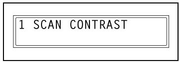 KONICA MINOLTA FK-118 - Specifying the Setting for "SCAN CONTRAST" - 1