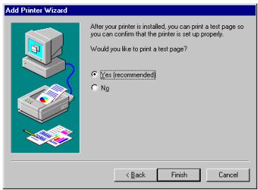 KONICA MINOLTA IC 203 - Select Whether to perform the test print or not by selecting [Yes (recommended)] or [No]. - 1