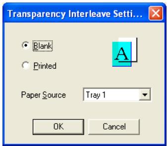 KONICA MINOLTA IC 203 - Transparency Interleave - Settings - 1