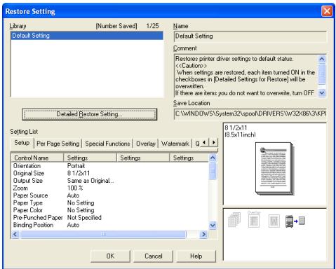 KONICA MINOLTA IC 203 - Save Current Setting - 2