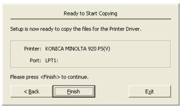 KONICA MINOLTA IC 203 - Installing the KONICA MINOLTA PS Driver - 5