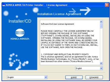 KONICA MINOLTA IC 203 - Automatic installation (PCL) with installer - 1