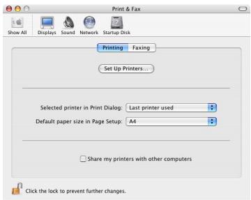 KONICA MINOLTA IC 203 - Setting on Mac OS X v10.3x, v10.4x - 2