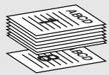 KONICA MINOLTA IC 203 - To print pages in facing up (Face up): - 2