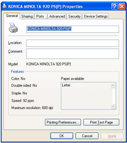 KONICA MINOLTA IC 203 - About button - 1
