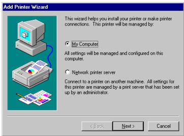 KONICA MINOLTA IC 203 - Installing to Windows NT4.0 (PCL6/PPD) - 1