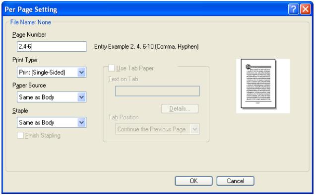 KONICA MINOLTA IC 203 - Per Page Setting - Add - 1