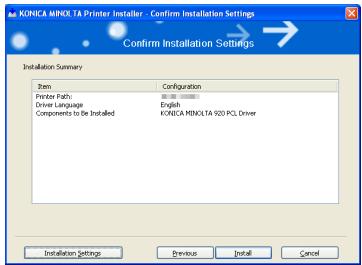 KONICA MINOLTA IC 203 - Automatic installation (PCL) with installer - 7
