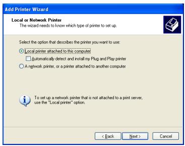 KONICA MINOLTA IC 203 - Settings on Windows XP - 1