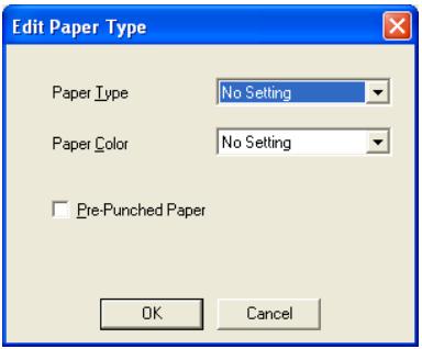 KONICA MINOLTA IC 203 - Paper Type Settings - Edit Paper Type - 1