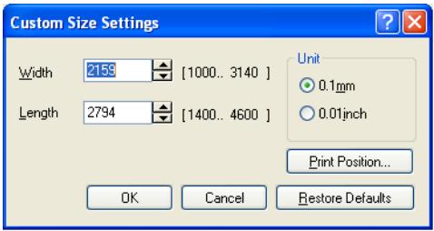 KONICA MINOLTA IC 203 - Custom Size Settings - 1