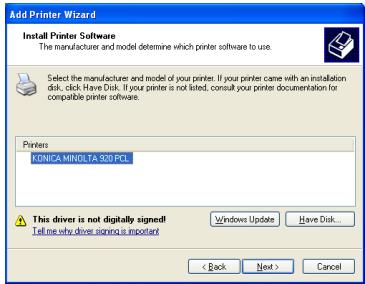 KONICA MINOLTA IC 203 - Click [Browse]. - 2