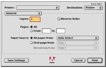 KONICA MINOLTA IC 203 - Displaying the [Print] dialog box - 1
