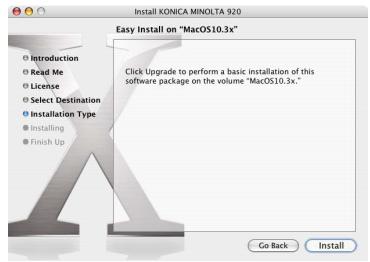 KONICA MINOLTA IC 203 - Click [Install]. - 1