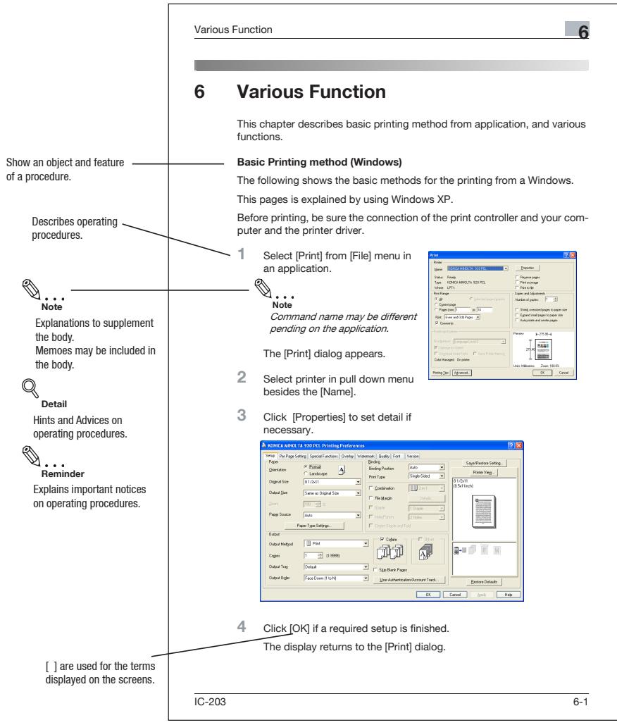 KONICA MINOLTA IC 203 - How to read this Manual - 1