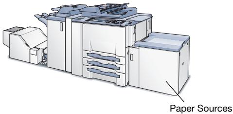 KONICA MINOLTA IC 203 - To set the Paper Source unit: - 1