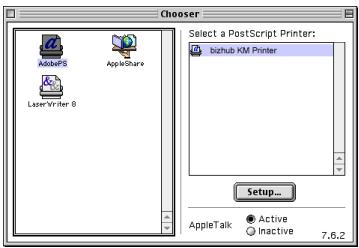 KONICA MINOLTA IC 203 - Basic Printing method (Mac OS 9) - 1