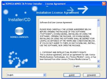 KONICA MINOLTA IC 203 - Deletion of printer driver with installer (PCL) - 1