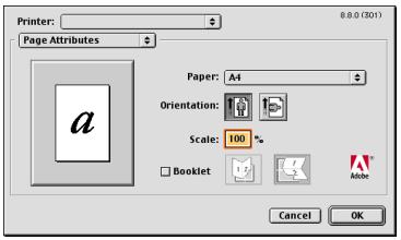 KONICA MINOLTA IC 203 - Displaying the [Page Setup] dialog box - 1