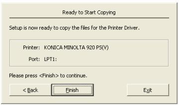 KONICA MINOLTA IC 203 - Installing the KONICA MINOLTA PS Driver - 6