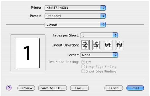 KONICA MINOLTA IC 203 - Layout (Print window) - 1