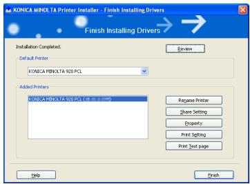 KONICA MINOLTA IC 203 - Automatic installation (PCL) with installer - 8