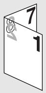 KONICA MINOLTA IC 203 - To print a twofold booklet (Booklet): - 1
