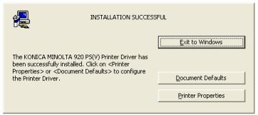 KONICA MINOLTA IC 203 - Installing the KONICA MINOLTA PS Driver - 6