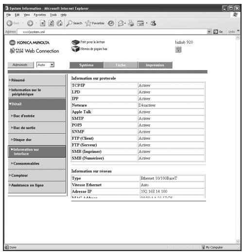 KONICA MINOLTA IC 203 1 - Détail - information sur interface - 1