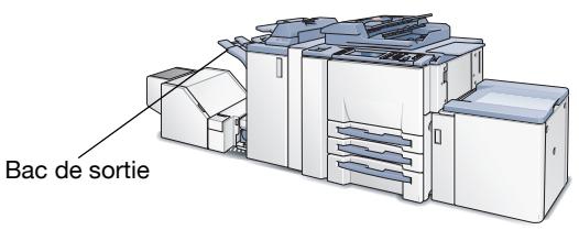 KONICA MINOLTA IC 203 1 - Définir le bac de sortie - 1