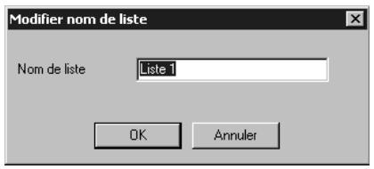 KONICA MINOLTA IC 203 1 - Paramétrage par page - modifier nom de liste - 1
