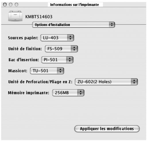 KONICA MINOLTA IC 203 1 - Méthode d'ouverture de la fenêtre [informations sur l'imprimante] - 1