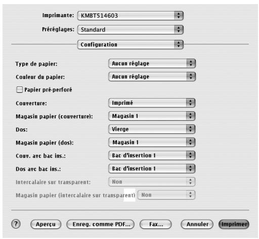 KONICA MINOLTA IC 203 1 - Configuration (fenêtre imprimer) - 1
