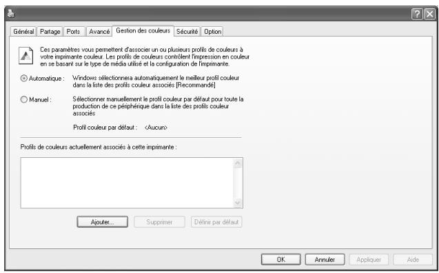 KONICA MINOLTA IC 203 1 - Onglet gestion des couleurs - 1