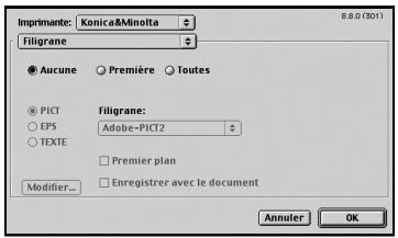 KONICA MINOLTA IC 203 1 - Affichage de la boîte de dialogue [format d'impression] - 2