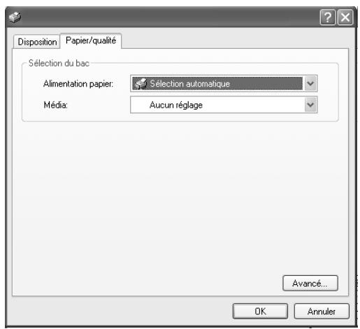 KONICA MINOLTA IC 203 1 - Onglet papier/qualité - 1