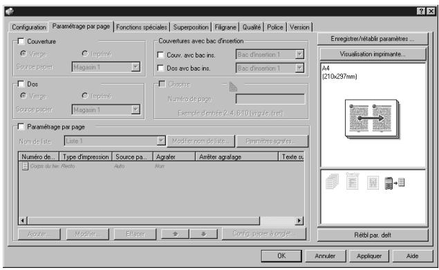 KONICA MINOLTA IC 203 1 - Onglet paramétrage par page - 1