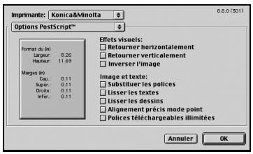 KONICA MINOLTA IC 203 1 - Affichage de la boîte de dialogue [format d'impression] - 3