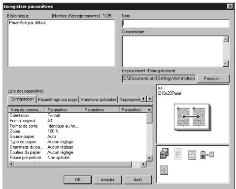 KONICA MINOLTA IC 203 1 - Enregistrer les paramètres actuels - 1