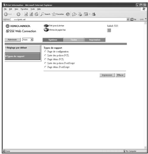 KONICA MINOLTA IC 203 1 - Comment imprimer un rapport - 1