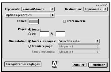KONICA MINOLTA IC 203 1 - Méthode d'impression élémentaire (mac OS 9) - 2