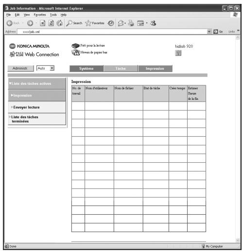 KONICA MINOLTA IC 203 1 - Liste des tâches actives - imprimer - 1