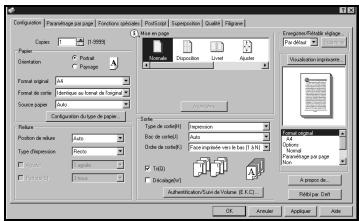 KONICA MINOLTA IC 203 1 - Sortie - type de sortie - enregistrer dans boîte utilisée et imprimer - 1
