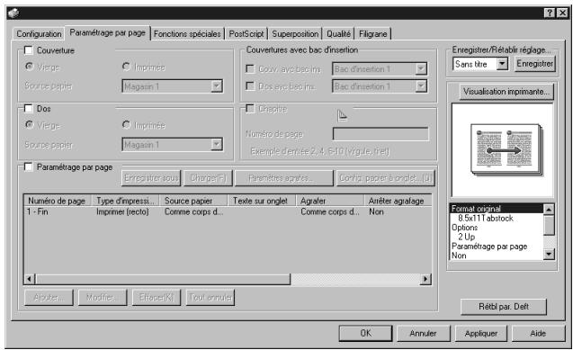 KONICA MINOLTA IC 203 1 - Paramétrage par page - 1
