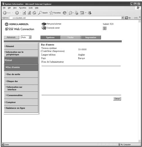 KONICA MINOLTA IC 203 1 - Détail - bac d'entrée - 1
