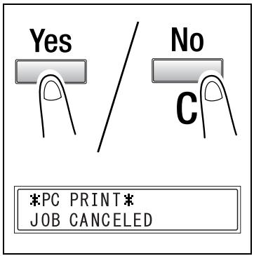 KONICA MINOLTA IC 205 - Canceling a print job - 4